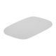 thumbnail image 1 of Tapa de la puerta del tanque de combustible para Volkswagen Golf 5G 2014-2016, cubierta de la tapa del llenado de combustible para Volkswagen Golf BQ1 2017-2018, tipo clip No. 5G0809909, blanco ABS, 1 of 6