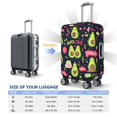 thumbnail image 2 of Travel Luggage Cover Protector - Avocado Love Anti-Scratch Suitcase Covers Fits 18-32 Inch Luggage, 2 of 5