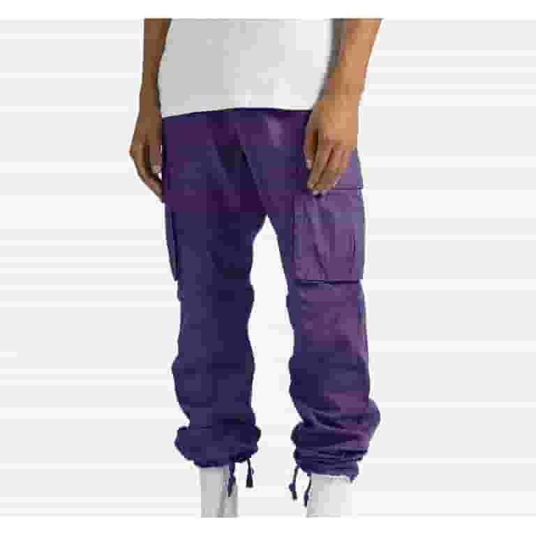 素晴らしい価格 Waist High Men for Pants Casual safuny Solid Comfy Color Clothing
