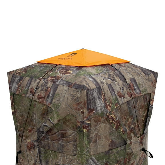 Barronett Blinds® 4-Sided Blaze Orange Safety Cap, For Use With 4-Sided Hunting Blinds, Safety During Hunting, Attaches Quickly and Easily, Blaze Orange, BA706