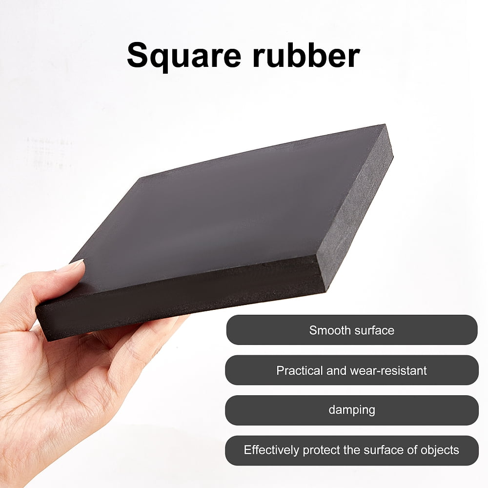 1Pcs 9.25x2.52x0.98 Inch Dual Head Rubber Hammer with Black Rubber Bench Block Double-Faced Soft Mallet