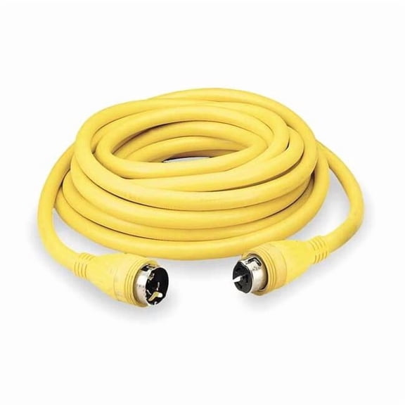 Hubbell Wiring Device-Kellems Temporary Power Cord, 50A, 125/250VAC, 50ft SCB50