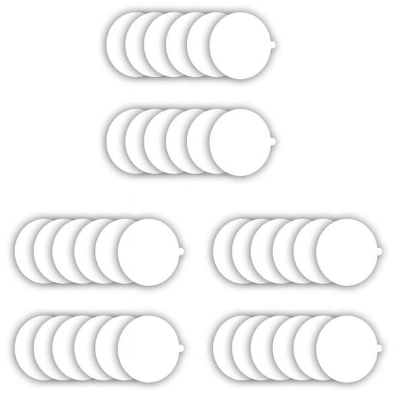 Fleas Trap Refill Discs Replacement Glue Boards 36 Pack, 7.1 Inches Fits Most Models Sticky Dome Fleas Bed Bug Traps