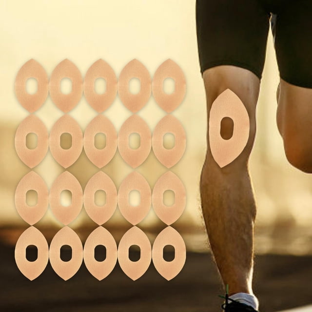 20 cintas elásticas precortadas para parches deportivos, cintas de kinesiología, soporte muscular para correr, gimnasio, deportes y natación. color