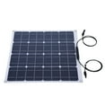 thumbnail image 1 of Panel solar flexible portátil de 50 W de alta eficiencia 12 V al aire libre para el hogar barco yate RV, 1 of 13
