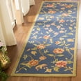 thumbnail image 2 of SAFAVIEH Chelsea HK263D Hand-hooked Light Blue Rug, 2 of 9
