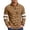 M10-Brown, variant on Rhuody Mens Sweatshirts Long Sleeve Solid Color Pullover Sweatshirt M Brown
