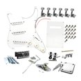 thumbnail image 2 of TISHITA DIY Electric Guitar Kits Portable Retro Multifunction Backplate Accesssories white B, 2 of 8