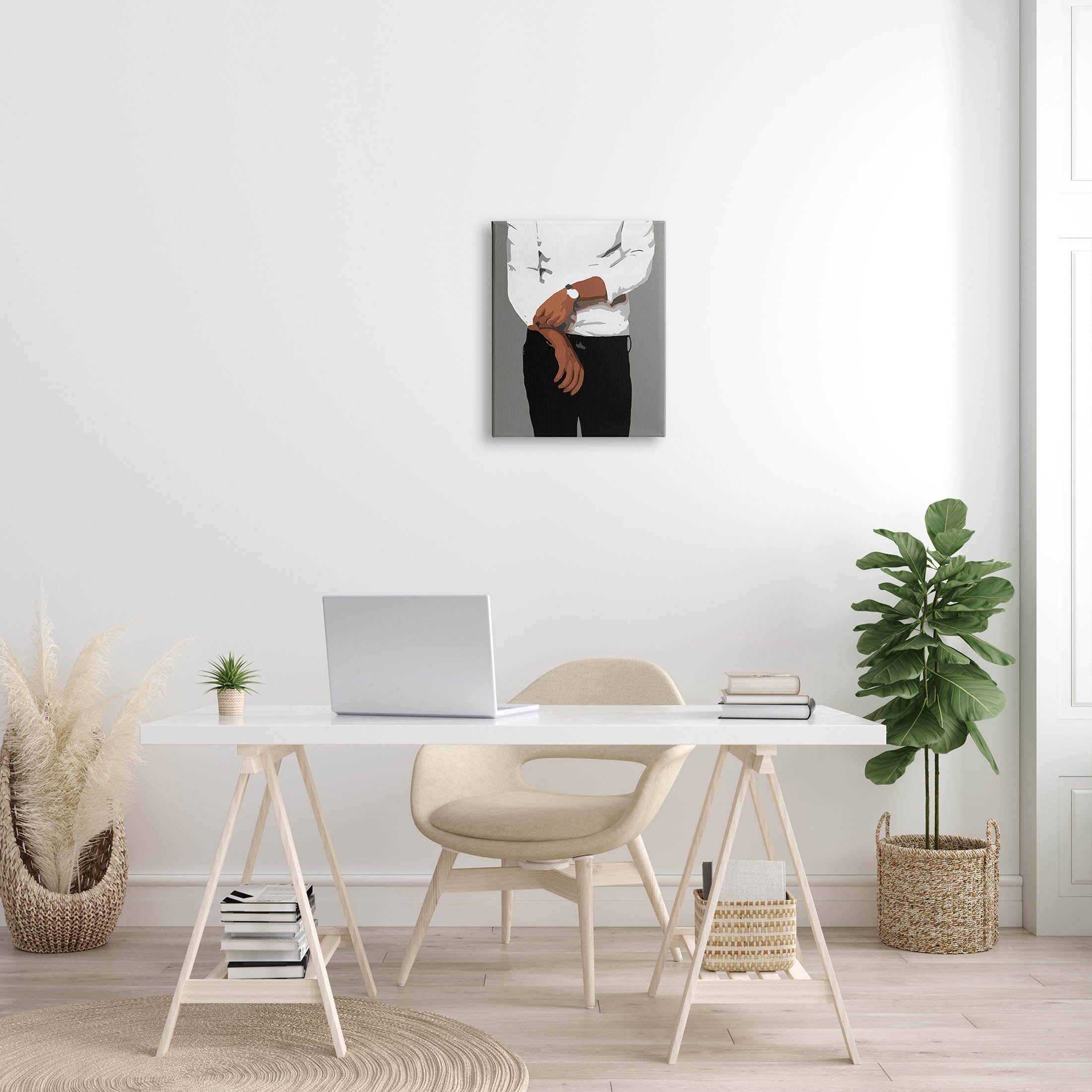 Stupell Industries Stylish Man Chic Outfit Graphic Art Gallery Wrapped Canvas Print Wall Art, Design by Beth Ann Lawson
