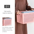 thumbnail image 7 of BCZHQQ Dirty Clothes Basket,Miscellaneous Items Storage Basket,Plastic Laundry Baskets with Handles,Plastic Hamper for Clothes, 7 of 7