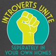 thumbnail image 2 of CafePress - Introverts Unite Maternity Dark T Shirt - Maternity Dark T-Shirt, 2 of 3