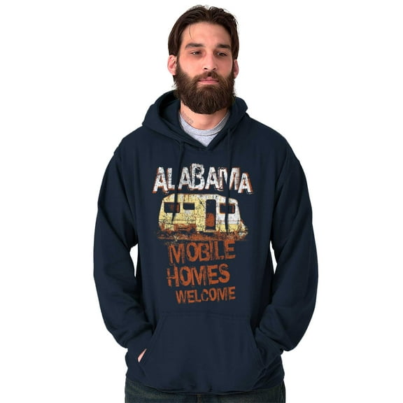 Alabama Mobile Homes Welcome Funny Unisex Plus Size Hoodie Brisco Brands 2X