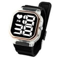thumbnail image 1 of Heliisoer Fashion Silicone Strap Couple Rectangle LED, 1 of 1