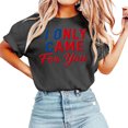 thumbnail image 4 of Casual Printed Short Sleeve Crew Neck Loose Fit Tee For And, 4 of 4