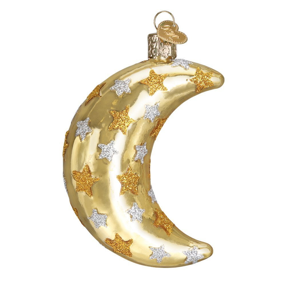 Moon Christmas Ornament 