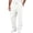 White #068, variant on Boys Baggy Sweatpants Casual Elastic Waist Straight Wide Leg Open Bottom Athletic Joggers Sweat Pants with Pockets, L
