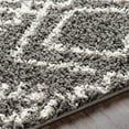 thumbnail image 2 of Taza shag TZS-2328 5'2" x 7' Rug in Black and White, 2 of 3