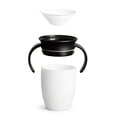 thumbnail image 3 of Munchkin® Miracle® 360° Spoutless Trainer Cup with Handles, 7 oz, White/Black, Unisex, 2 Pack, 3 of 8