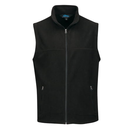 Fleece Print Vest - Tri-Mountain Expedition F8358 Polar Fleece Vest, 2X-Large, Black
