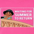 thumbnail image 3 of Disney Aladdin - Jasmine Waiting for Summer - Juniors Fitted Graphic T-Shirt, 3 of 5