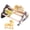 Carbon Coating, variant on Baby Chick Perch, Durable Metal Stand with Natural Wooden Roosting Bars for Coop and Brooder, Training Chicken Roosting Perches for Mini Baby Chicks, Easy to Assemble, Fun Toys