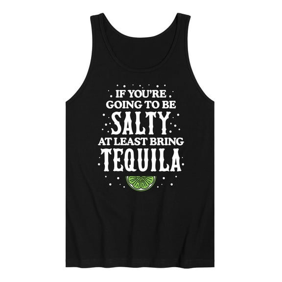 Instant Message - Be Salty Bring Tequila - Men's Jersey Tank Top