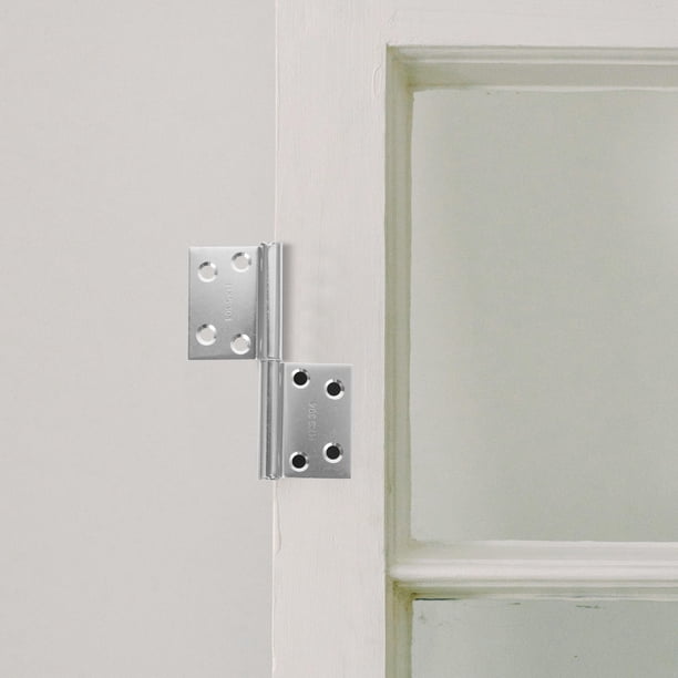 BESTYASH 6 Pares Bisagras Para Puertas Con Instalación Fácil De Inoxidable Plateadas