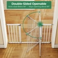 thumbnail image 5 of Fenbeli 30"-50" Baby Gates for Doorway, Auto Close Pet Gate, Gifts for Mom, Easy Install Pressure Mounted Dog Door, White, 5 of 10