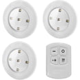 thumbnail image 1 of 3pcs Puck Lights with Remote Lighting Wireless Under Cabinet Lighting Dimmable LED Touch Lights Battery Operated Under with Remote, 1 of 5