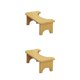 thumbnail image 1 of Matsuzay Taburete de baño de bambú, asiento impermeable antideslizante para caca, taburete para adultos embarazadas, orinal para personas color de registro 2Conjunto, 1 of 6