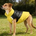 thumbnail image 5 of Thick Dog Vest, Warm Padded Winter Coat with Leash Compatibility for Golden Retrievers Large Dogs, Windproof Cold Weather Pet Clothing, S-2XL, Yin-11, 5 of 9