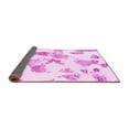 thumbnail image 2 of Ahgly Company Indoor Square Oriental Pink Modern Area Rugs, 5' Square, 2 of 4