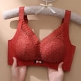 thumbnail image 1 of Ropa interior de algodón elástico Q sin anillo de acero, sujetador pequeño fruncido ajustable, engrosado, para agrandar el pecho, accesorio para sujetador de soporte superior del pecho, 1 of 4