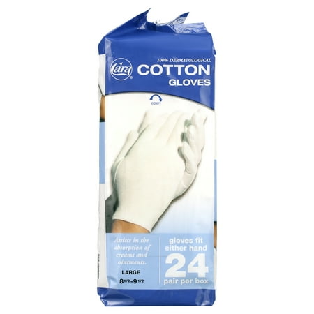 Cara Incorporated Cotton Glove Dispenser Box, White, Large