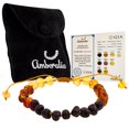 thumbnail image 1 of Amberalia Pulsera para Adulto, modelo ajustable CON nudos entre cada cuenta de Ámbar Báltico (16 cm + 5 cm). Ámbar Importado de Lithuania, Unitalla. Modelo Arcoiris Pulido. Amberalia Pulsera ajustable Adulto, con nudos, 1 of 10