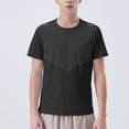 thumbnail image 2 of JFOPQVSM Men's Short Sleeved T Shirt Ice Silk Cool Quick Drying T Shirt Sports Short Sleeved Fitness Running Quick Drying T Shirt, 2 of 6