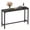 55in-Black, variant on NiamVelo 55 In Bar Table Pub Table Dinning Table Tall Bar Tables Rectangular Bar Counter with Sturdy Metal Frame for Bar, Dining Room, Coffee Shop（Brown）