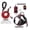 Brick Red, variant on GYTY 3pcs Ultimate Comfort Dog Harness Set - Adjustable, Soft, Escape-Proof Design with Leash, Poop Bag Dispenser, and Reflective Straps for Safe Walking and Training of Medium to Large Breed Dogs