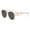 C, variant on Big Round Sunglasses Men Women Oversized Blue Tinted Lens Frame UV Protection Transparent Champagne Shades for Travel Driving Outdoor