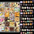 thumbnail image 6 of 3D Cute Candy Nail Charms, Mix Colours Resin Sweets Lollipop Doughnuts Nail Art Designs, Assorted Biscuits Chocolate Cake Charms for Nail Decorate DIY Craft, 6 of 10