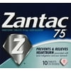 Zantac 75mg Regular Strength Ranitidine Acid Reducer Tablets, 10ct