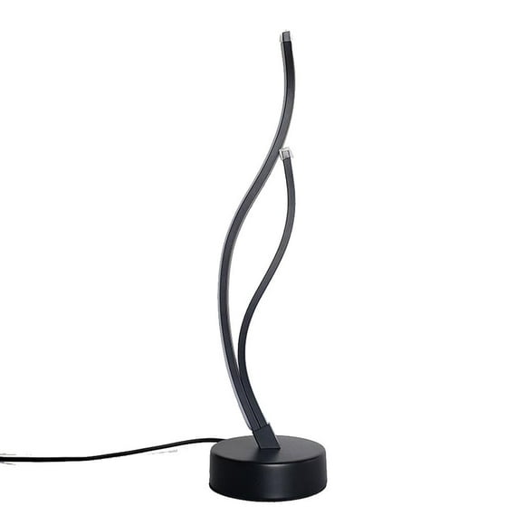 Lámpara de Noche Curva Jinwen LED Espiral Moderna de Escritorio