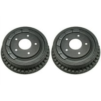 Rear Brake Drum Set 2 Piece - Compatible with 1969 - 1979 Chevy Nova 1970 1971 1972 1973 1974 1975 1976 1977 1978