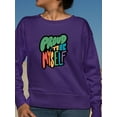 thumbnail image 2 of Proud To Be Myself. Sweatshirt Women -Smartprints Designs, Female 4X-Large, 2 of 4
