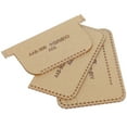 thumbnail image 3 of Lishi DIY Leather Pattern Wallet Mold Craft Tools - Set of 3 Acrylic Templates, 3 of 18