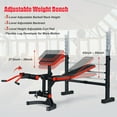 thumbnail image 2 of Topcobe Adjustable Olympic Weight Bench for Home Gym Full-body Workout and Strength Training, Standard Weight Bench, 2 of 9