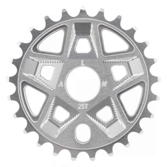 Alienation Pro Raider Chainring 1pc 25T 1/8 Aluminum Silver BMX Bike