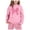 Pink, variant on Kiijoy Toddler Girls Sweatsuit Bow Graphic Hooded Sweatshirt Joggers Outfits Hoodie Set