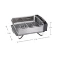 thumbnail image 3 of KitchenAid Compact Stainless Steel Dish Rack, Satin Gray, 15-Inch-by-13.25-Inch -, 3 of 7
