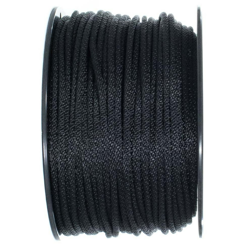 Golberg Solid Braid Black or White Nylon Rope 1/8-inch, 3/16-inch, 1/4 ...